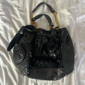 Juicy Couture sequin tote bag - Excellent condition!